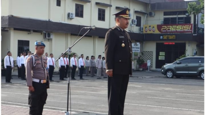 Kasat Binmas Polrestabes Medan Pimpin Upacara Hari Lahir Pancasila