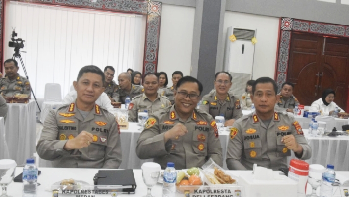 Kapolrestabes Medan Hadiri Undangan Taklimat Awal Audit Kinerja Itwasum Polri