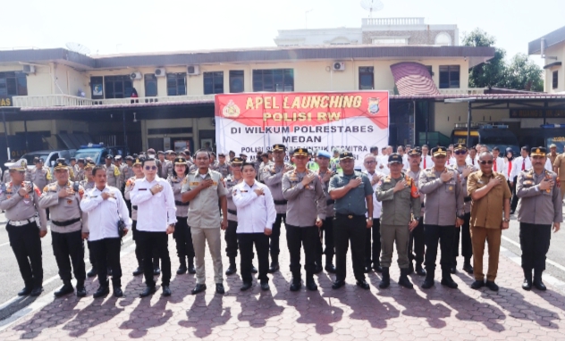 Launching Polisi RW, Kapolrestabes Medan : Sebagai Pelindung dan Pelayan Masyarakat