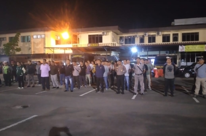 Polrestabes Medan Gelar Sispamkota, Beri Rasa Aman ke Masyarakat Saat Malam Hari