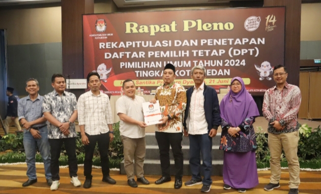 KPU Medan: DPT Pemilu 2024 1.853.458 Orang