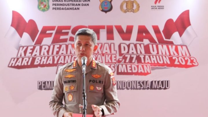 Kapolrestabes Medan Hadiri Penutupan Festival Kearifan Lokal dan UMKM