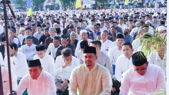 Shalat Idul Adha di Medan Utara, Bobby Nasution Ingin Seluruh Masyarakat Rasakan Esensi Berbagi