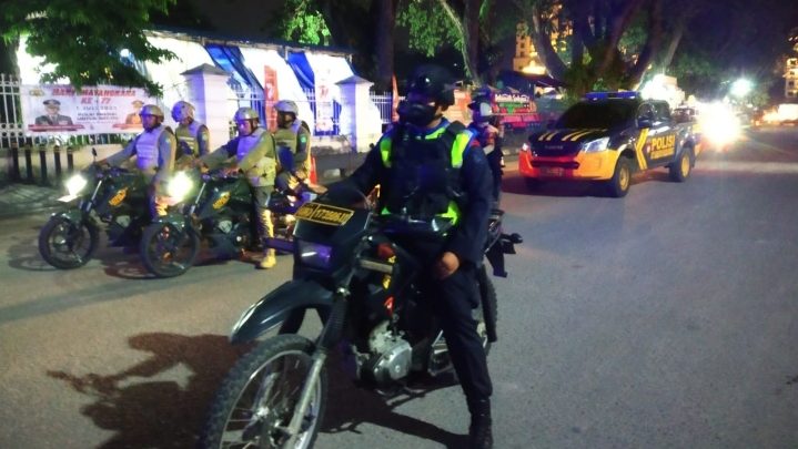Tumpas Begal dan Geng Motor, Polrestabes Medan Gelar KRYD Patroli Skala Besar