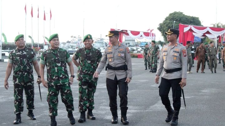 Kapolrestabes Medan Hadiri Pemberangkatan Satgas Yonif 122/TS ke Papua