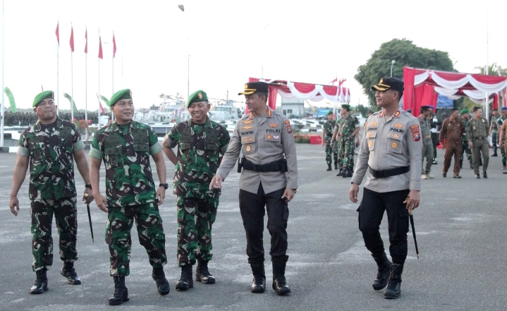 Kapolrestabes Medan Hadiri Pemberangkatan Satgas Yonif 122/TS ke Papua