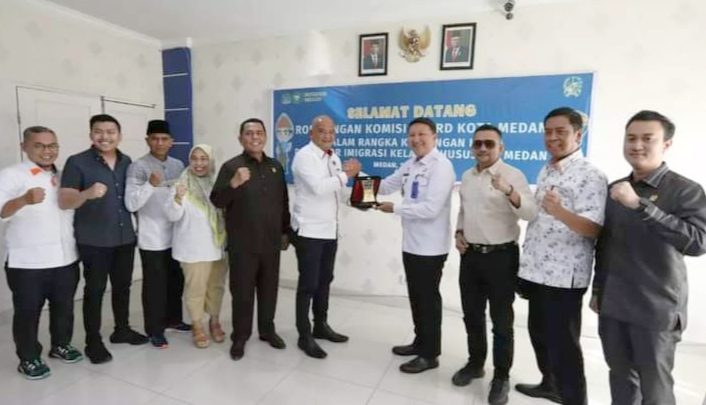Komisi I DPRD Medan Kunker ke Imigrasi Kelas I Khusus TPI