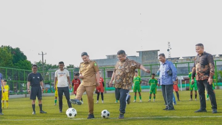 Bobby Nasution Resmikan Lapangan Gajah Mada, Wujudkan Generasi Muda Berkualitas & Berprestasi
