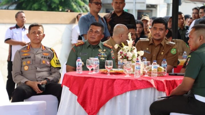 Kapolrestabes Medan Hadiri Peresmian Lapangan Gajah Mada