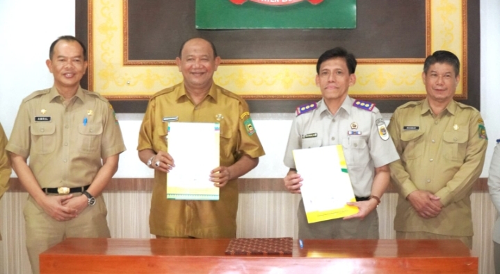 Syah Afandin Terima Kunjungan Kakan BPN Langkat