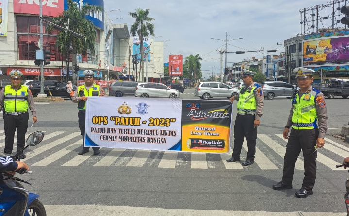 Satlantas Polrestabes Medan Gencarkan Operasi Patuh Toba 2023