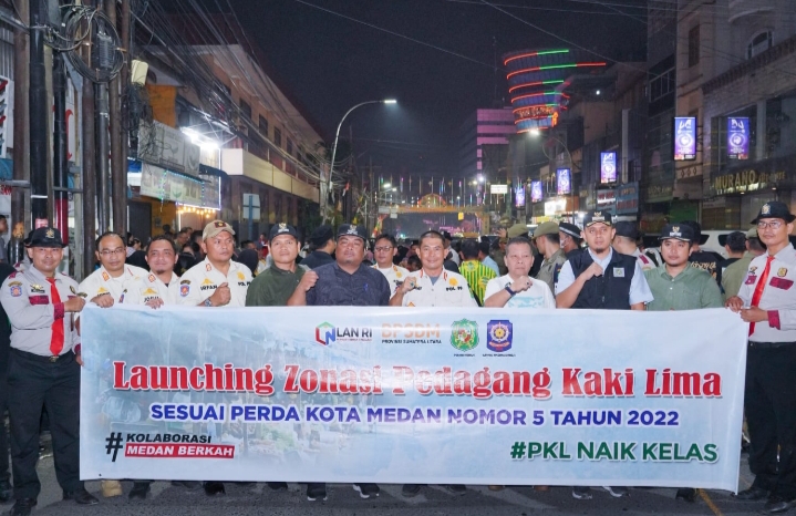 Launching Zonasi PKL, Upaya Pemko Medan Ciptakan Kenyamanan dan Estetika Kota