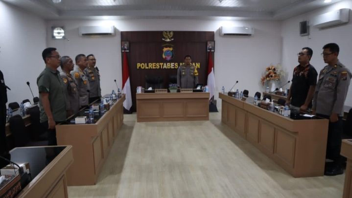 Polrestabes Medan Ikuti Sertijab Kapolda Sumut Via Zoom Meeting