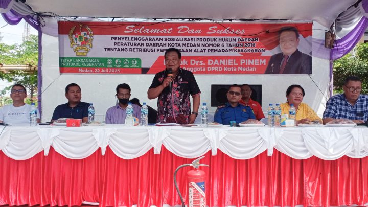Cegah Kebakaran, Daniel Pinem Minta Warga Pahami Perda No 6/2016