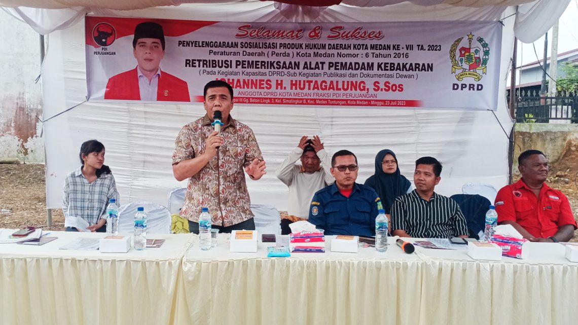 Johannes Hutagalung: Perda No 6/2016 Mengedukasi Warga Mengantisipasi Kebakaran