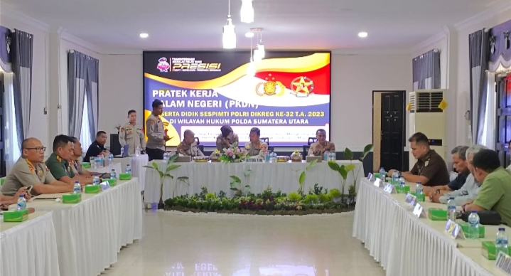 Polrestabes Medan Gelar PKDN Peserta Didik Sespimti Polri Dikreg ke-32 TA 2023