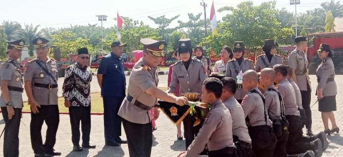 Siswa Bintara Polri Polda Sumut Gelombang II 2023 Harus Tanamkan Sikap Responship dan Ikhlas