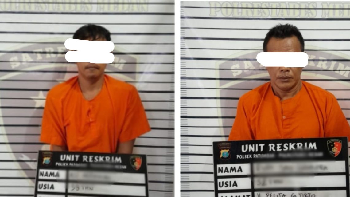 Tim Anti Begal Polrestabes Medan dan Polsek Patumbak Tangkap Basah 2 Maling Pagar
