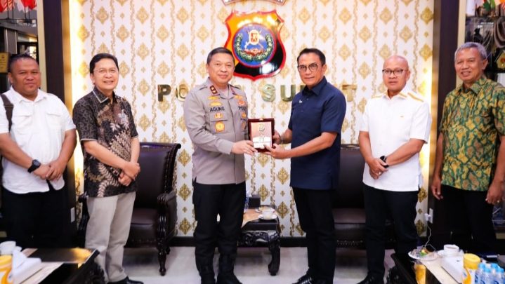 Kapolda Sumut Terima Audiensi Pimpinan & Pejabat Utama PTPN II