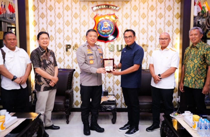Kapolda Sumut Terima Audiensi Pimpinan & Pejabat Utama PTPN II