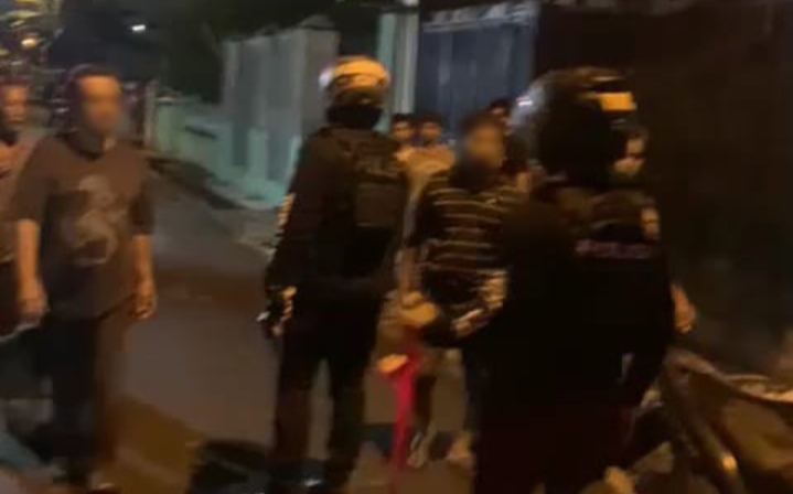 Tim URC Polrestabes Medan Amankan Tujuh Orang Anggota Geng Motor Bersenjata Tajam