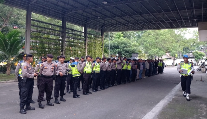 Polrestabes Medan Gelar Sispamkota, Antisipasi Kejahatan Jalanan dan Geng Motor