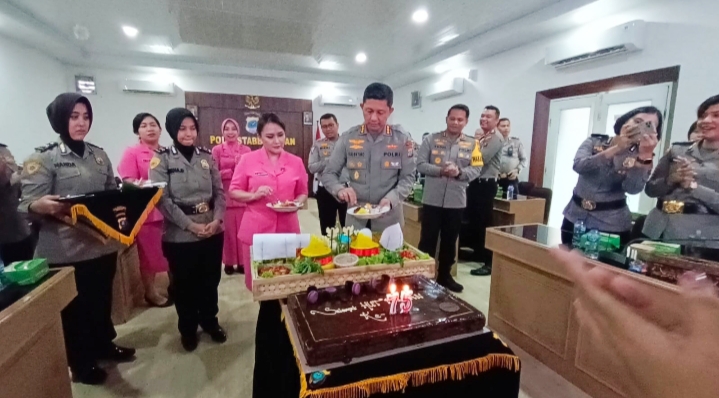 Polrestabes Medan Gelar Syukuran HUT ke-75 Polwan
