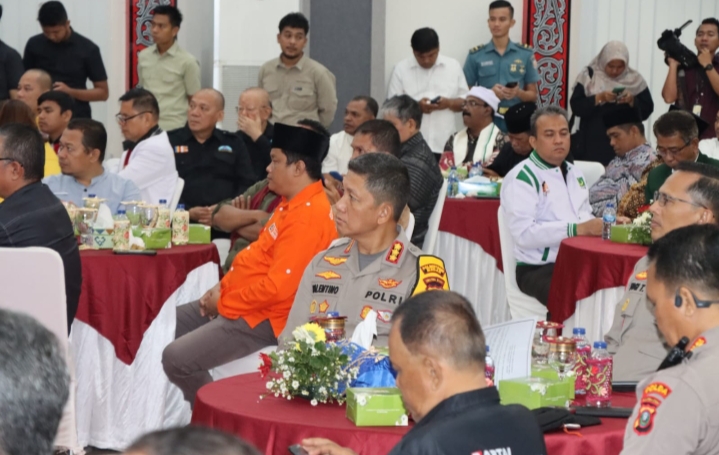 Kapolrestabes Medan Hadiri Deklarasi Pemilu Damai Tahun 2024 di Polda Sumut