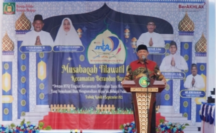Buka MTQ ke-56 Berandan Barat, Syah Afandin: Terus Tanamkan Jiwa Al Quran ke Masyarakat