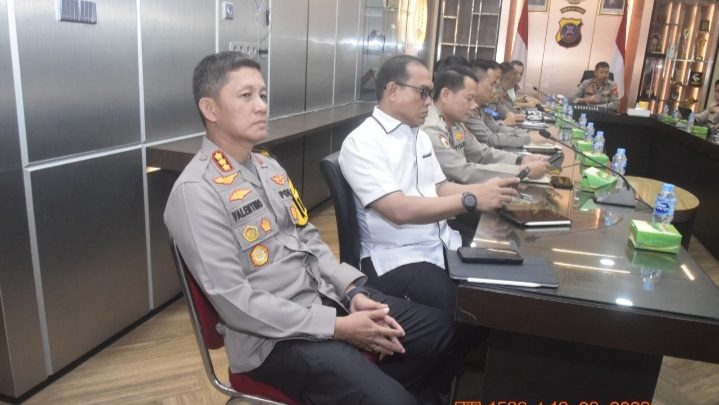Kapolrestabes Medan Rapat Kunker Wakapolri di Polda Sumut