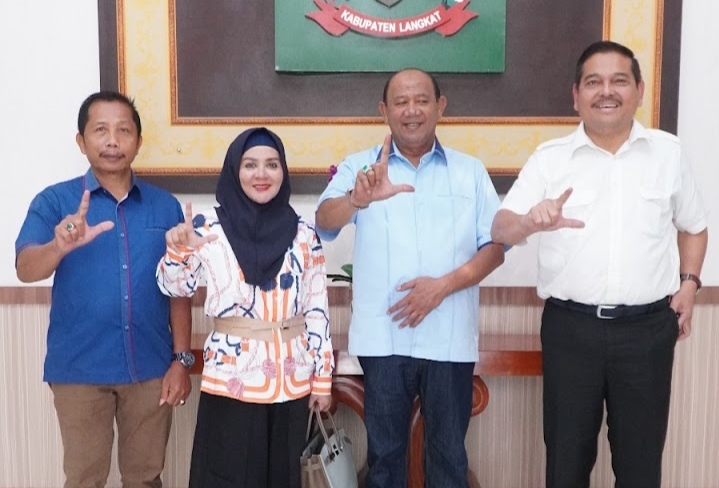 Plt Bupati Langkat Syah Afandin Terima Audiensi IKBIN, Bahas Kerjasama dengan Korea Selatan