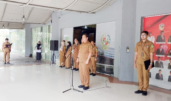 Sekretariat DPRD Medan Apel Khusus Deklarasi Birokrasi Anti Korupsi