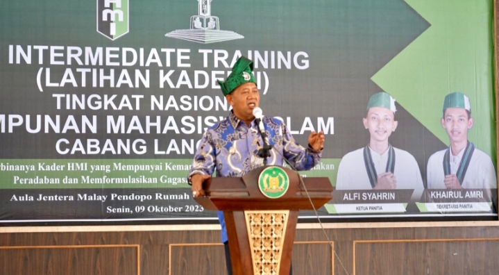 Hadiri LK II Nasional HMI Langkat, Syah Afandin Berharap Muncul Kader Bisa Bicara Tingkat Nasional