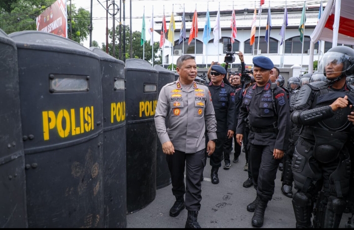Polda Sumut Gelar Simulasi Pengamanan Kota Siap Amankan Pemilu