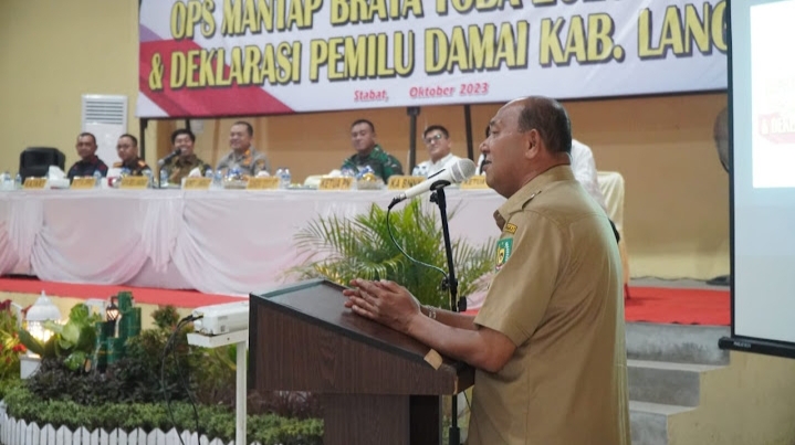Deklarasi Damai, Syah Afandin Harapkan Pemilu di Langkat Berjalan Lancar