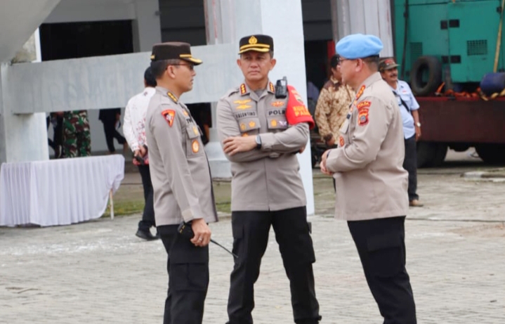 Polrestabes Medan Hadiri Kunker Wapres Ma’ruf Amin Dalam Acara Ikrar Keberagaman di Gedung Serbaguna