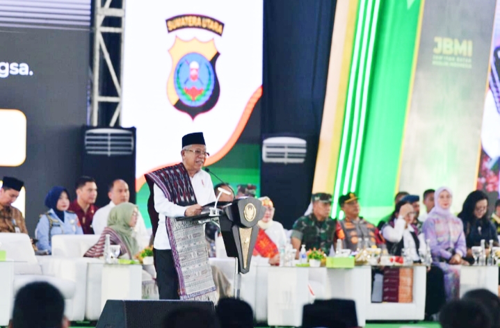 Kapolrestabes Medan Amankan Kunjungan Kerja Wakil Presiden Republik Indonesia