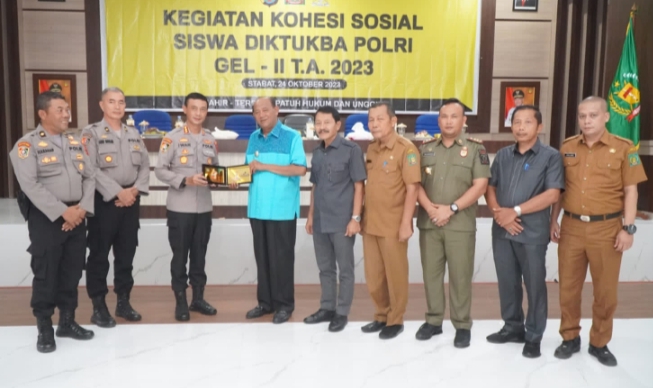 Plt Bupati Langkat Hadiri Kohesi Sosial Siswa Diktukba Polri Gel-II TA 2023