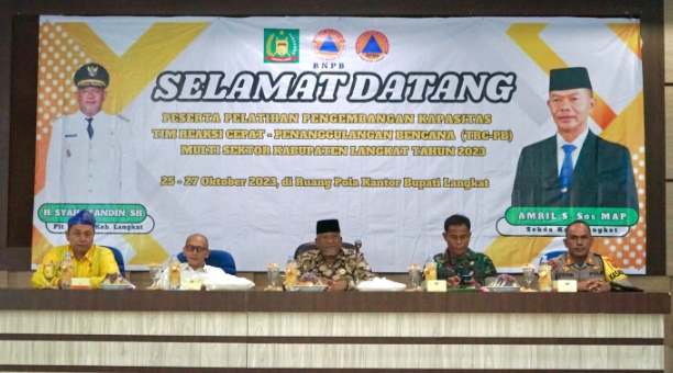 Tanggulangi Bencana, Pemkab Langkat Resmi Menggelar TRC-PB
