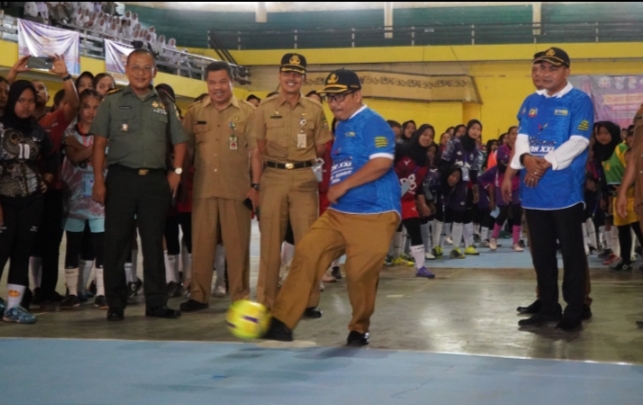 Diikuti 22 Tim, Turnamen Futsal Pelajar Putri Tingkat Kabupaten Langkat Dibuka