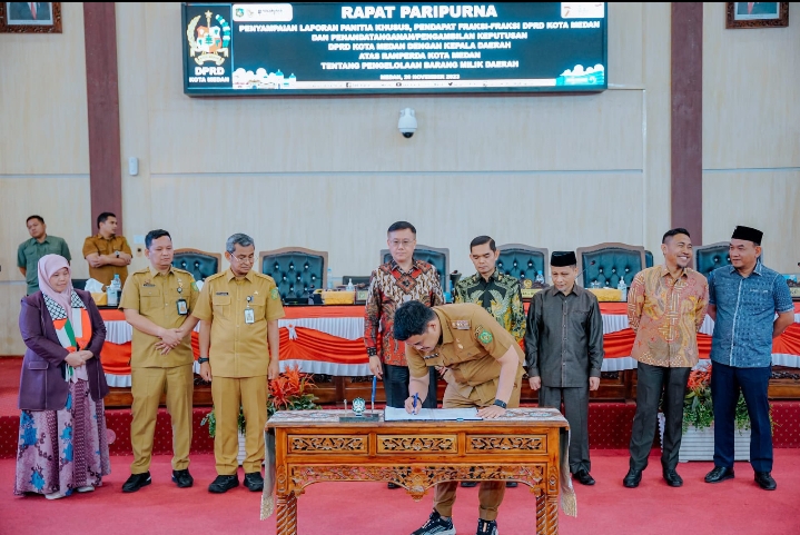 Ranperda Pengelolaan BMD Disahkan, Bobby Nasution: Memberikan Kepastian Hukum