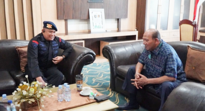 Plt Bupati Langkat Terima Audiensi Korps Brimob I