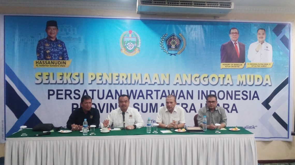 Ketua PWI Sumut: Menjadi Anggota PWI Harus Melewati Proses