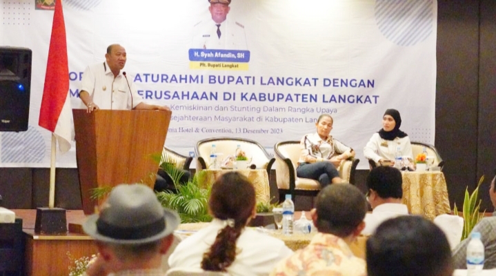 Silaturahmi dengan Pimpinan Perusahaan, Syah Afandin Ajak Bersama Mengeluarkan CSR-nya