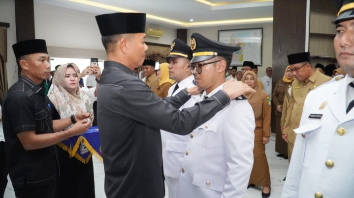 Plt Bupati Lantik 138 ASN Jajaran Pemkab Langkat