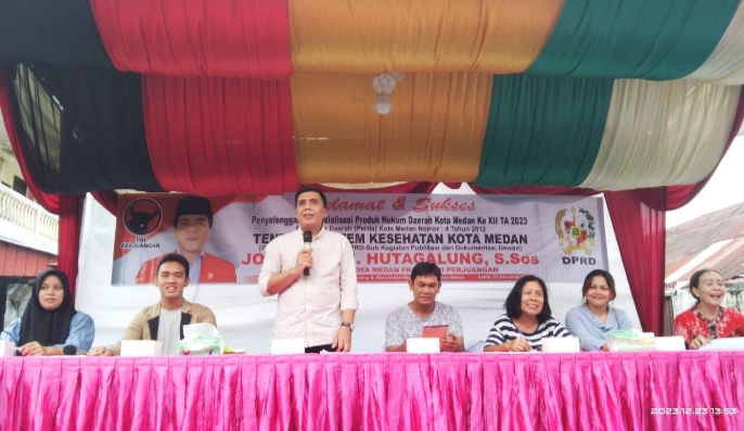 Johannes Hutagalung Tegaskan Perda Kesehatan Harus Diterapkan Maksimal