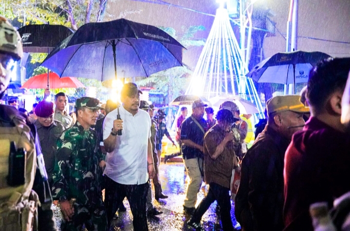 Pastikan Ibadah Malam Natal Aman dan Damai, Bobby Nasution Bersama Pj Gubsu Tinjau Sejumlah Gereja