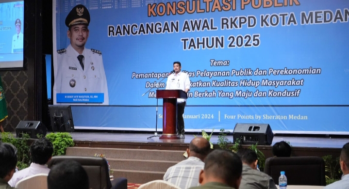 Wali Kota Medan Buka Konsultasi Publik Rancangan Awal RKPD 2025