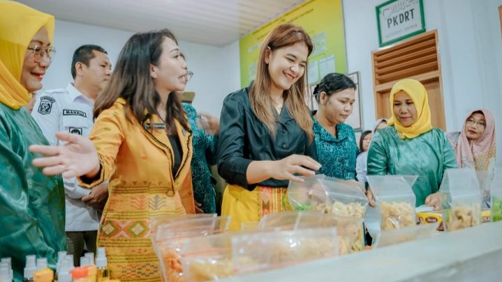 Apresiasi Inovasi TP PKK Kelurahan Mangga, Ny Kahiyang Ayu: Tingkatkan Lagi agar Bernilai Guna