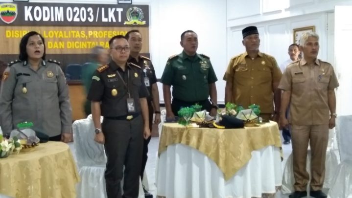 Pemkab Langkat Hadiri Komsos di Kodim 0203/LKT